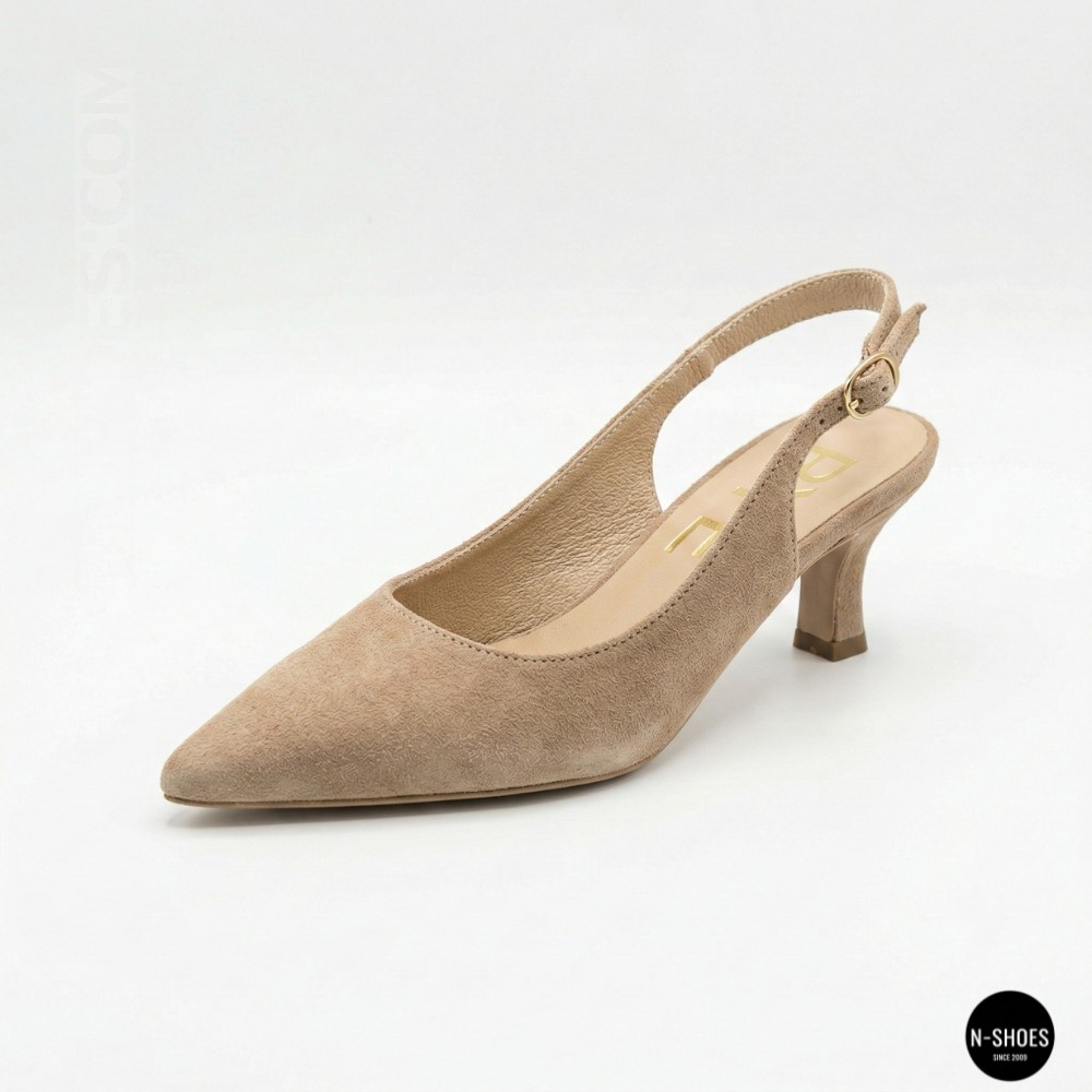 Бежеві туфлі-слінгбеки Ryłko (Польща) ISLA C5EY4___ _4RG 6178 на невисоких підборах