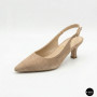 Бежеві туфлі-слінгбеки Ryłko (Польща) ISLA C5EY4___ _4RG 6178 на невисоких підборах