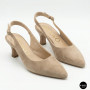 Бежеві туфлі-слінгбеки Ryłko (Польща) ISLA C5EY4___ _4RG 6178 на невисоких підборах
