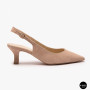 Бежеві туфлі-слінгбеки Ryłko (Польща) ISLA C5EY4___ _4RG 6178 на невисоких підборах