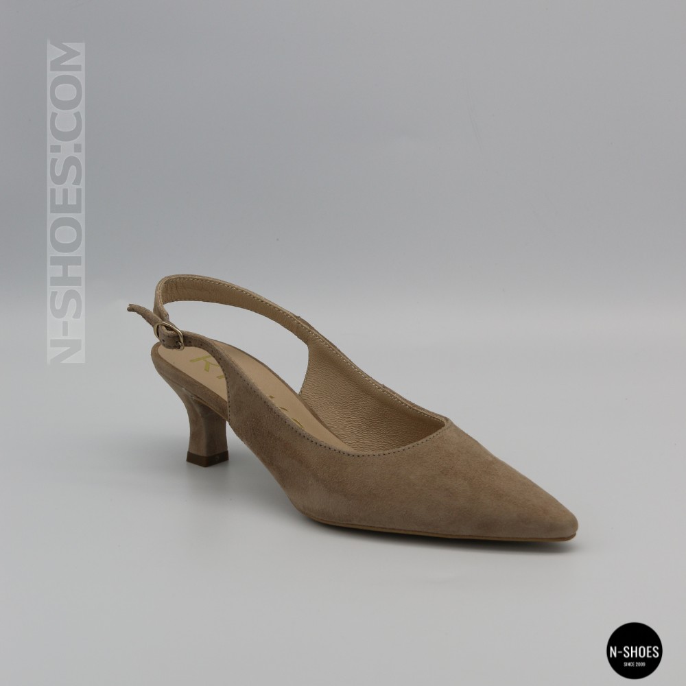 Бежеві туфлі-слінгбеки Ryłko (Польща) ISLA C5EY4___ _4RG 6178 на невисоких підборах