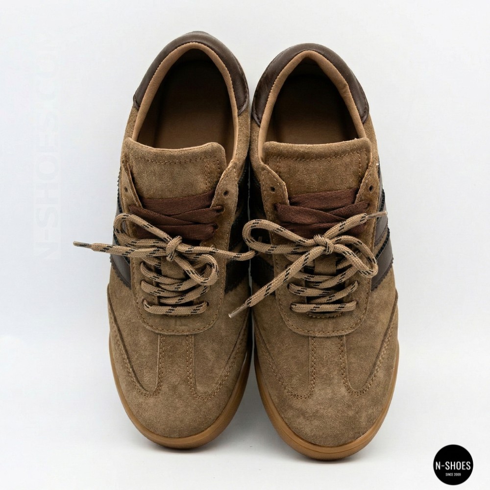 Жіночі шоколадні кросівки Alex Bell 10160-1-106 6181 із замші