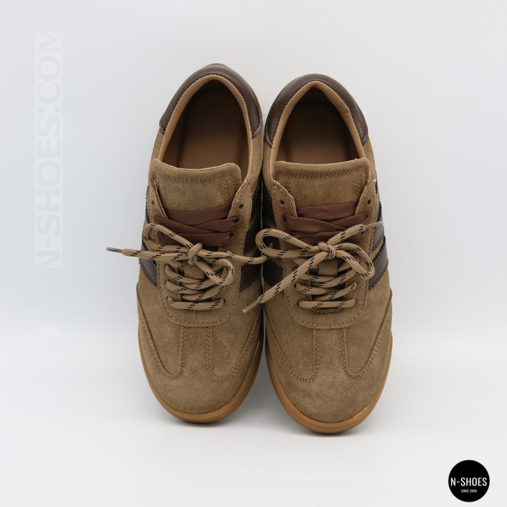 Жіночі шоколадні кросівки Alex Bell 10160-1-106 6181 із замші