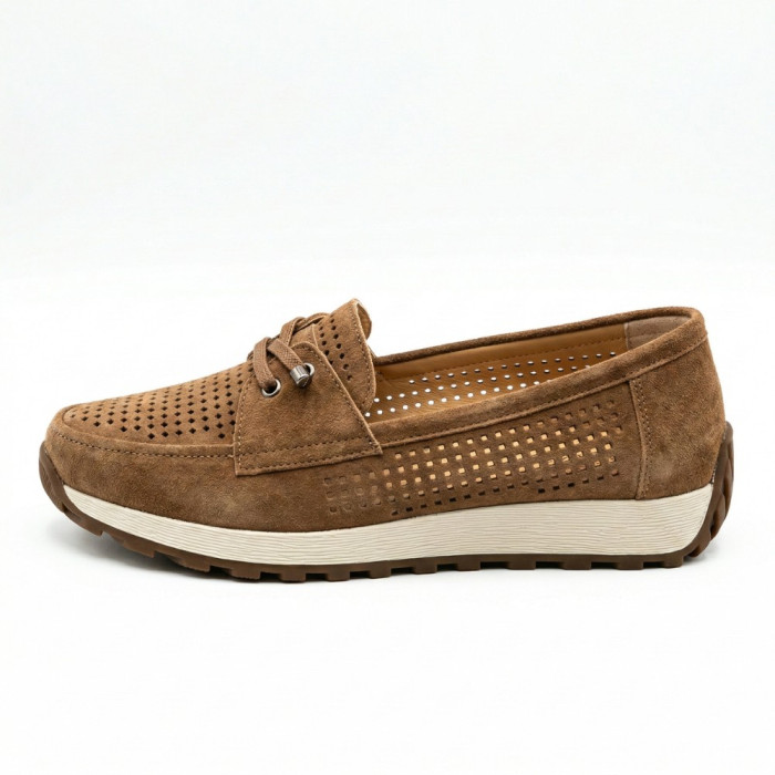 Лоферы-мокасины Allsy 210294 05612-26 Lonza Camel (коричневые)