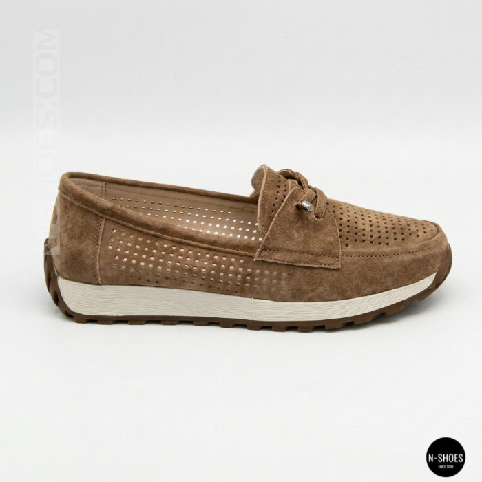 Лоферы-мокасины Allsy 210294 05612-26 Lonza Camel (коричневые)