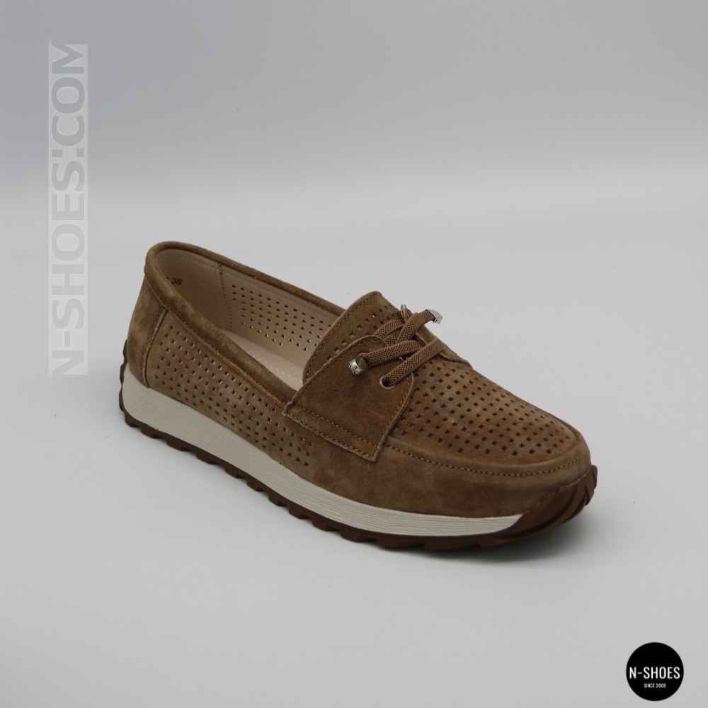 Лоферы-мокасины Allsy 210294 05612-26 Lonza Camel (коричневые)