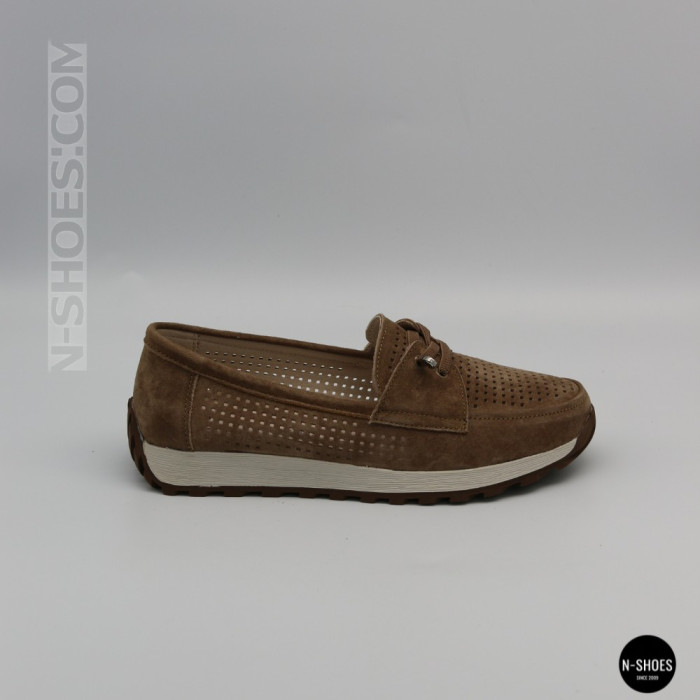 Лоферы-мокасины Allsy 210294 05612-26 Lonza Camel (коричневые)