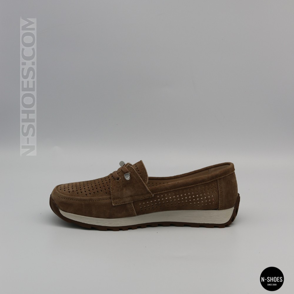 Лоферы-мокасины Allsy 210294 05612-26 Lonza Camel (коричневые)