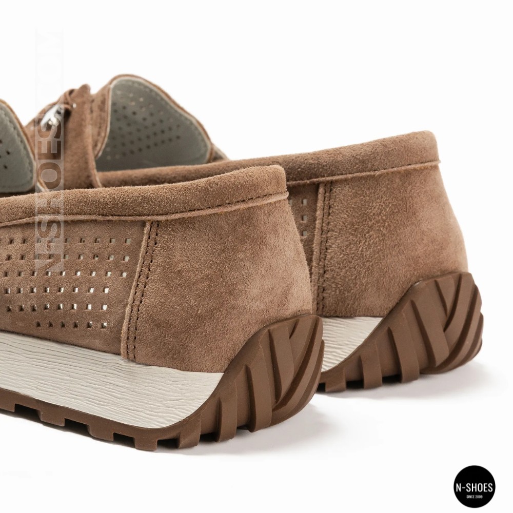 Лоферы-мокасины Allsy 210294 05612-26 Lonza Camel (коричневые)