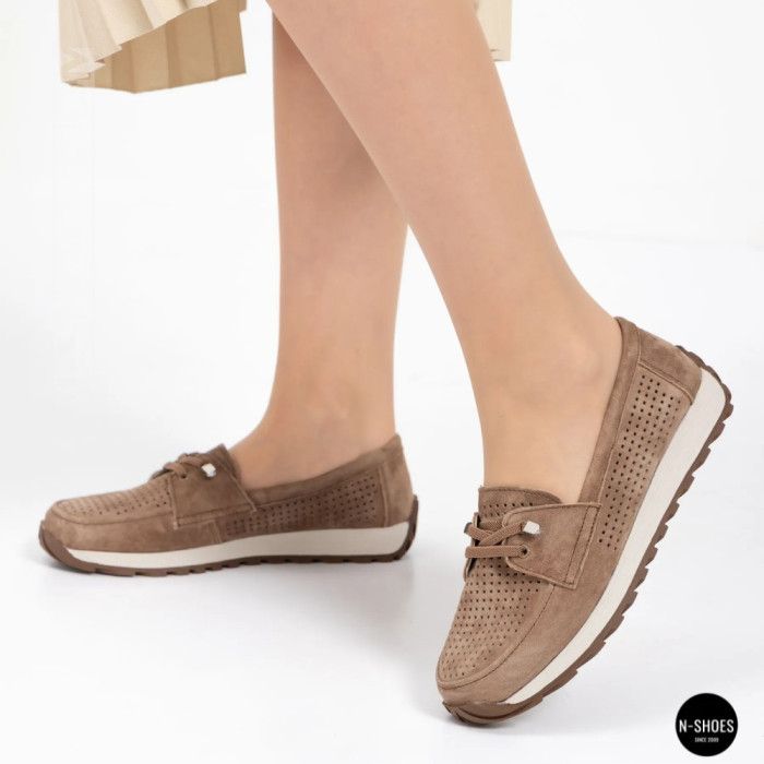 Лоферы-мокасины Allsy 210294 05612-26 Lonza Camel (коричневые)