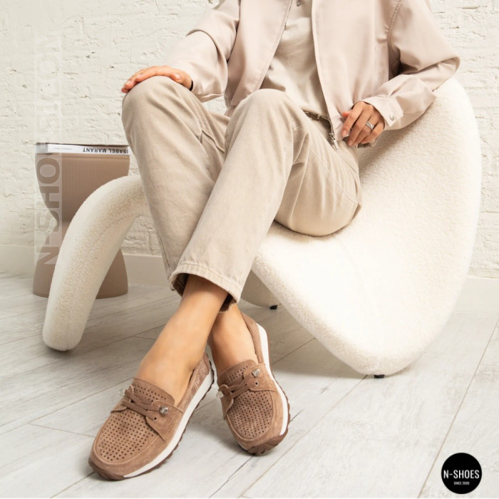 Лоферы-мокасины Allsy 210294 05612-26 Lonza Camel (коричневые)