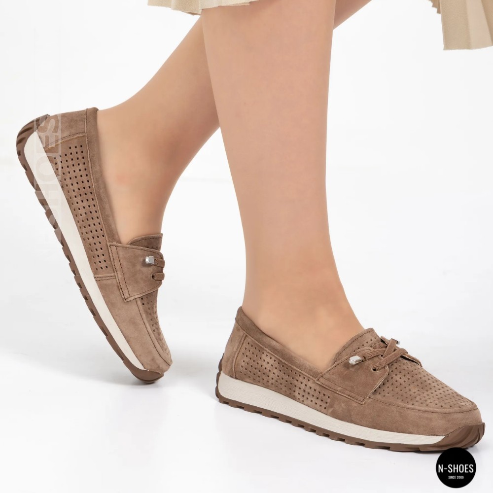 Лоферы-мокасины Allsy 210294 05612-26 Lonza Camel (коричневые)