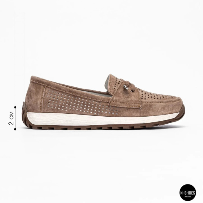 Лоферы-мокасины Allsy 210294 05612-26 Lonza Camel (коричневые)