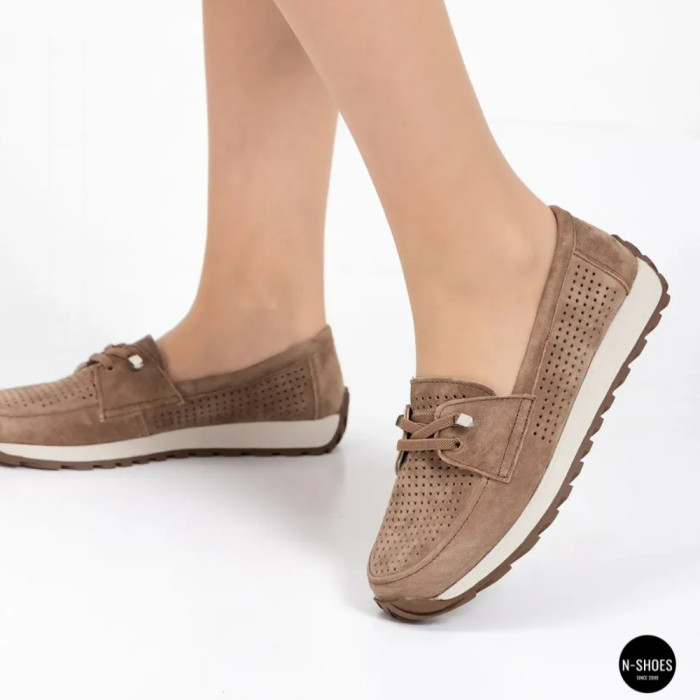 Лоферы-мокасины Allsy 210294 05612-26 Lonza Camel (коричневые)