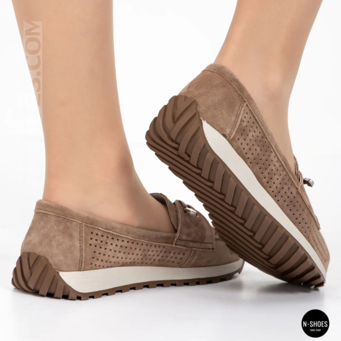 Лоферы-мокасины Allsy 210294 05612-26 Lonza Camel (коричневые)