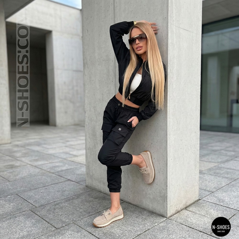 Suede Loafers-Moccasins Allsy 208203-l5-056912-22 Lonza beige 6184