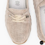 Suede Loafers-Moccasins Allsy 208203-l5-056912-22 Lonza beige 6184