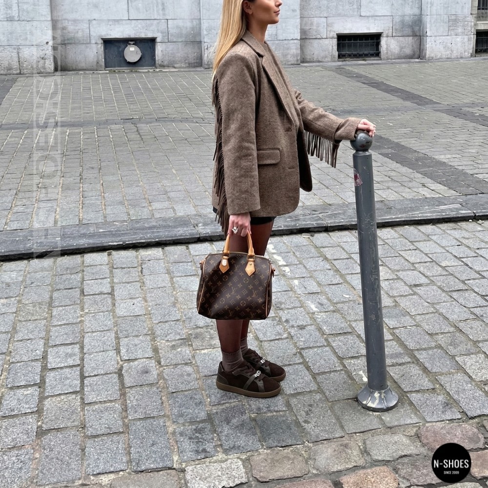 Замшевые кеды Romax Comfort 2525-10v 6188 в стиле Karl Lagerfeld