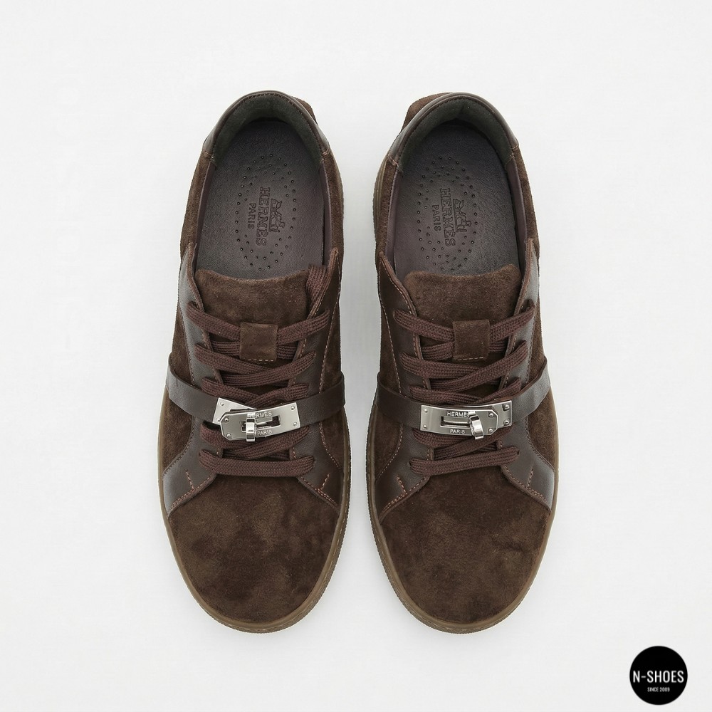 Замшевые кеды Romax Comfort 2525-10v 6188 в стиле Karl Lagerfeld