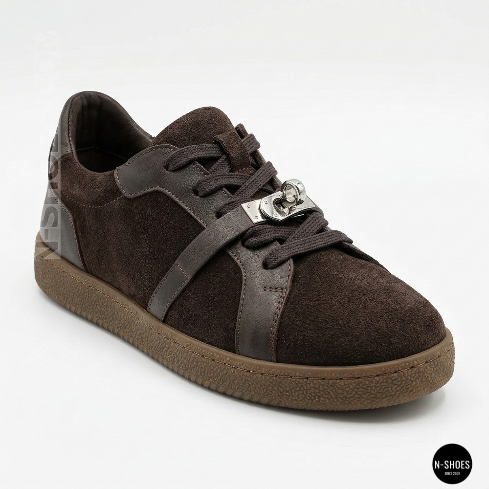 Замшевые кеды Romax Comfort 2525-10v 6188 в стиле Karl Lagerfeld