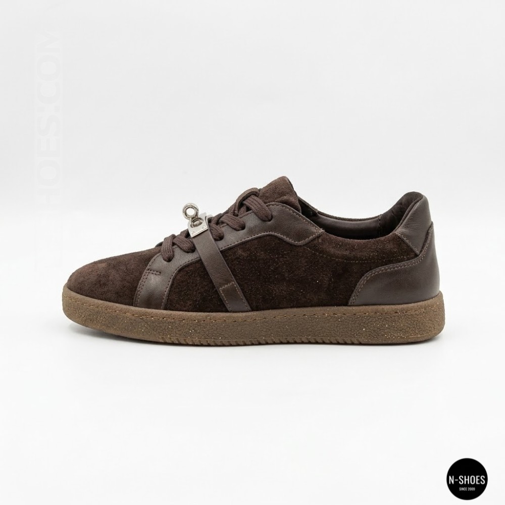 Замшевые кеды Romax Comfort 2525-10v 6188 в стиле Karl Lagerfeld