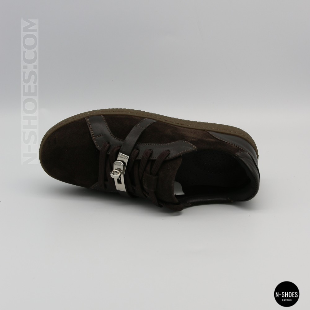 Замшевые кеды Romax Comfort 2525-10v 6188 в стиле Karl Lagerfeld