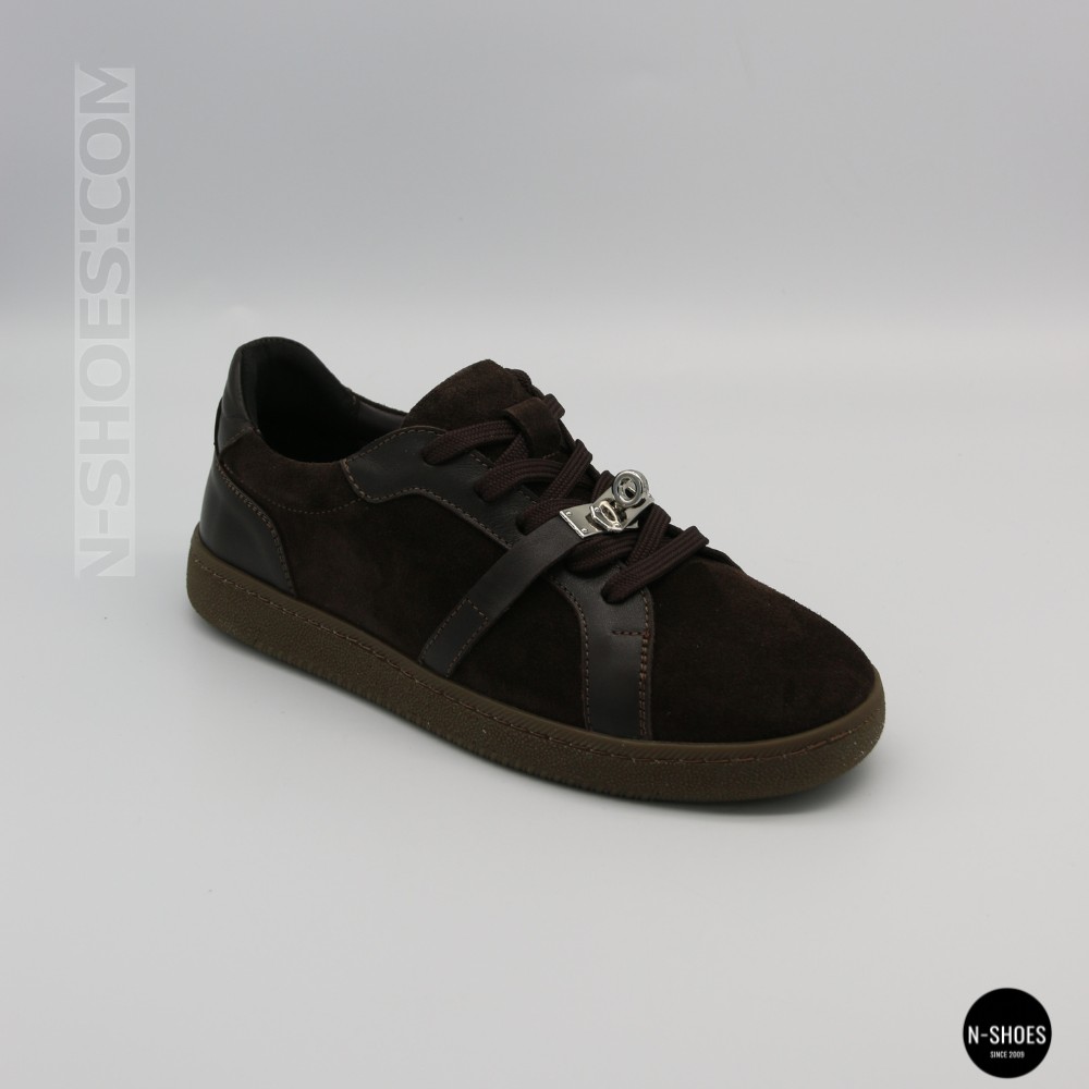 Замшевые кеды Romax Comfort 2525-10v 6188 в стиле Karl Lagerfeld