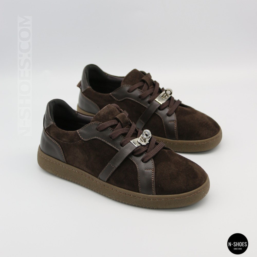 Замшевые кеды Romax Comfort 2525-10v 6188 в стиле Karl Lagerfeld