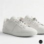 White Leather Sneakers Romax Comfort 2525-1 6189 with Metal Decor