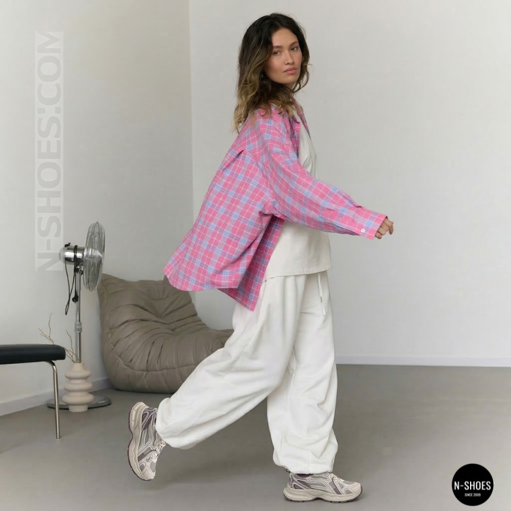 Жіночі кросівки Lonza NY 212978 25z51d273-5 6191 фіолетові у стилі Asics