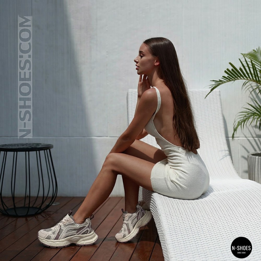 Жіночі кросівки Lonza NY 212978 25z51d273-5 6191 фіолетові у стилі Asics