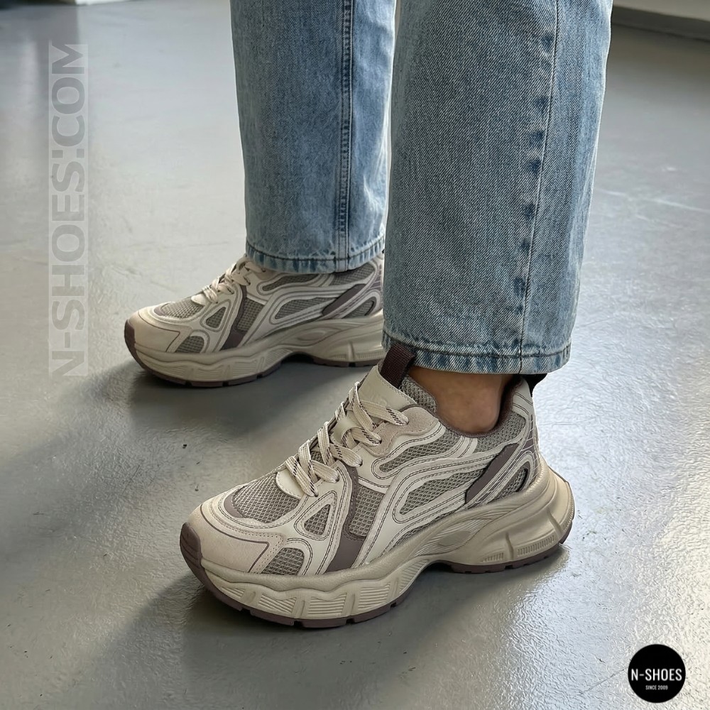 Жіночі кросівки Lonza NY 212978 25z51d273-5 6191 фіолетові у стилі Asics