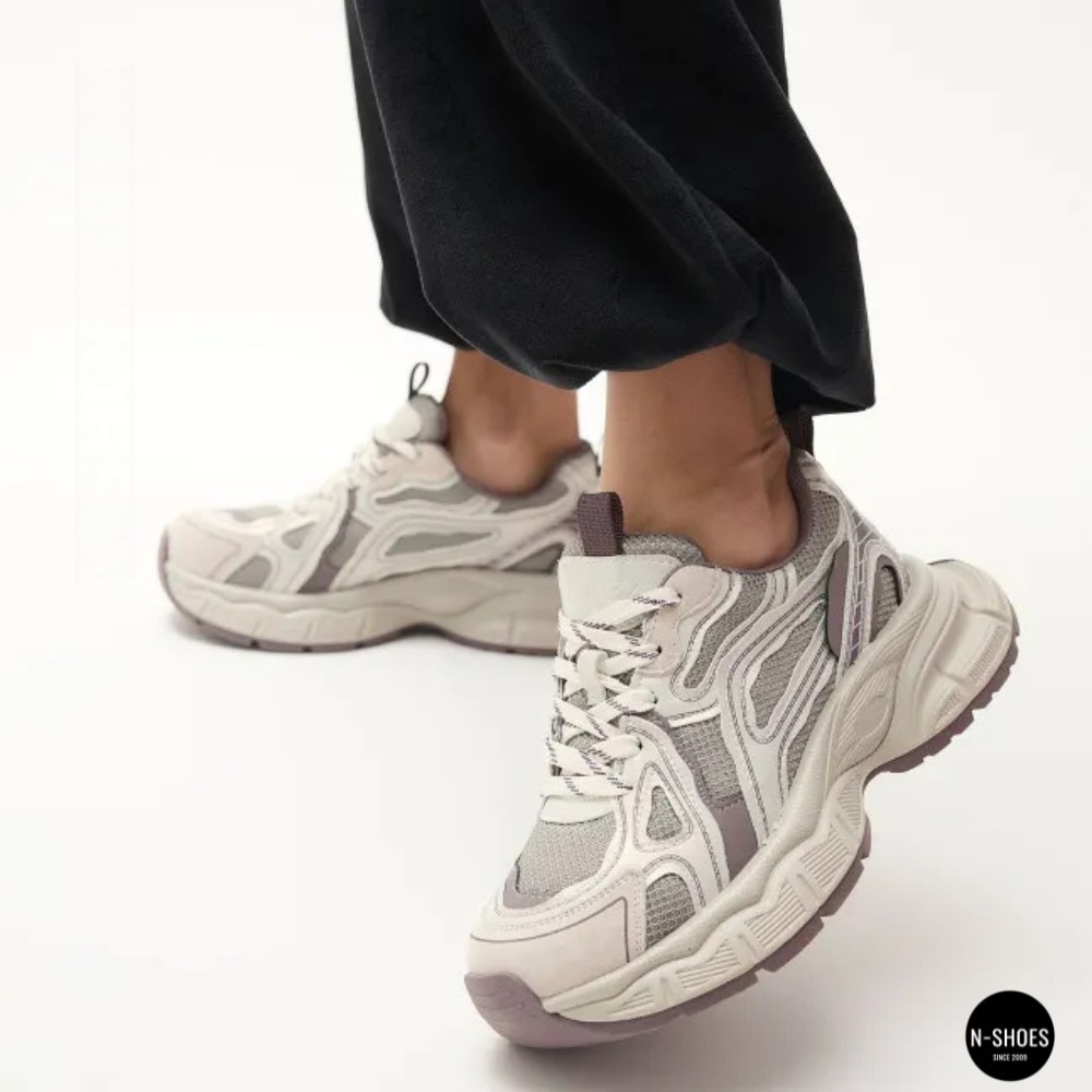 Жіночі кросівки Lonza NY 212978 25z51d273-5 6191 фіолетові у стилі Asics