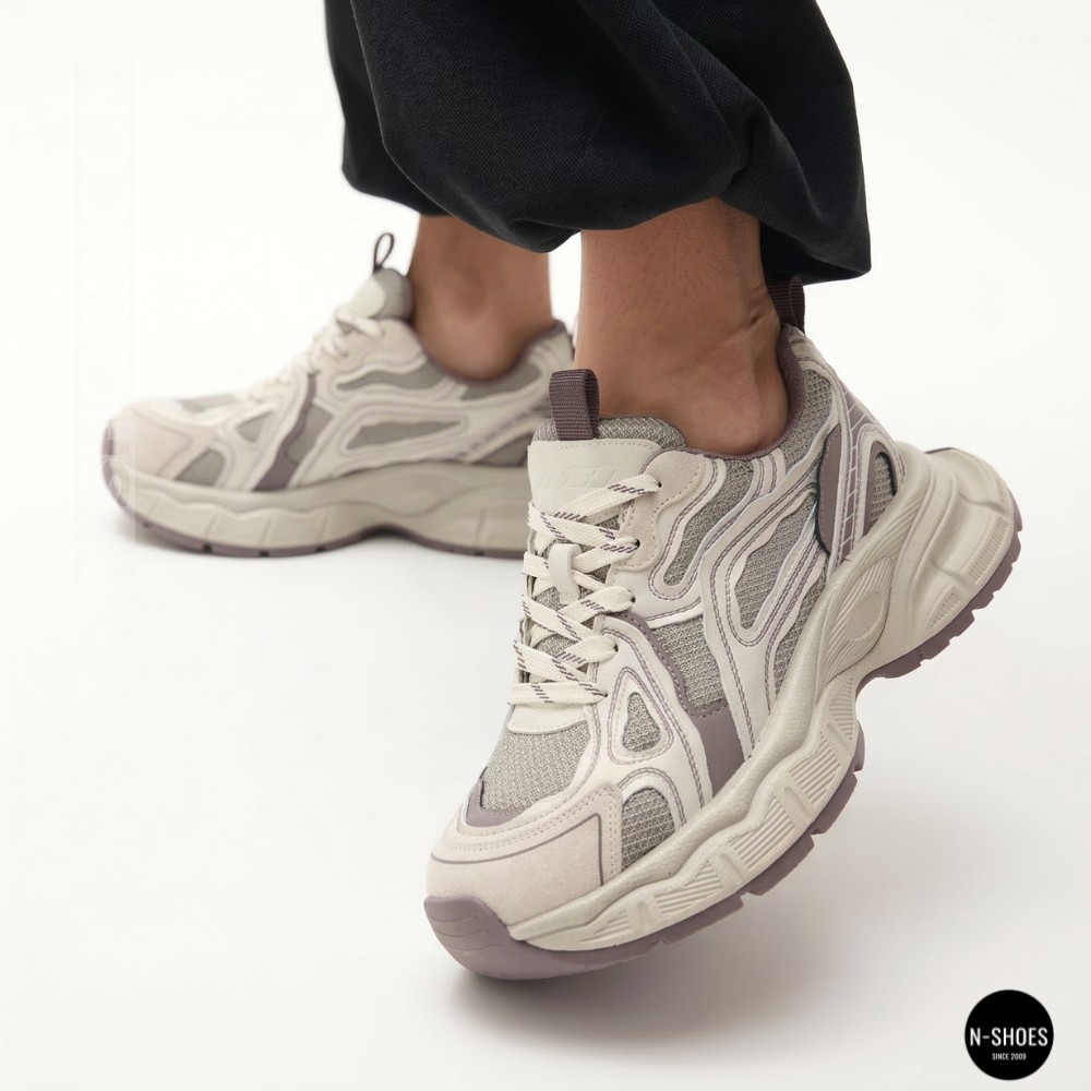 Жіночі кросівки Lonza NY 212978 25z51d273-5 6191 фіолетові у стилі Asics