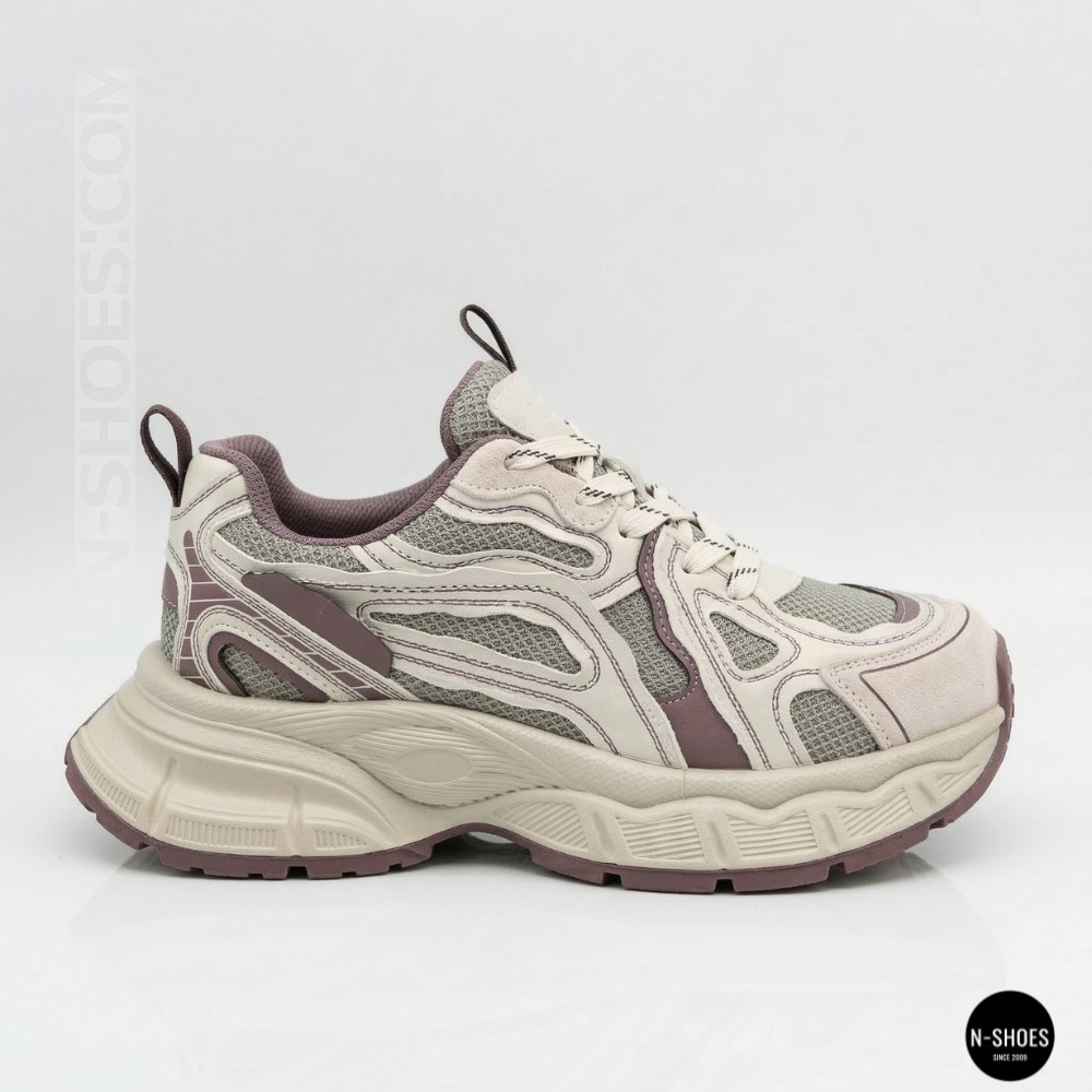 Жіночі кросівки Lonza NY 212978 25z51d273-5 6191 фіолетові у стилі Asics