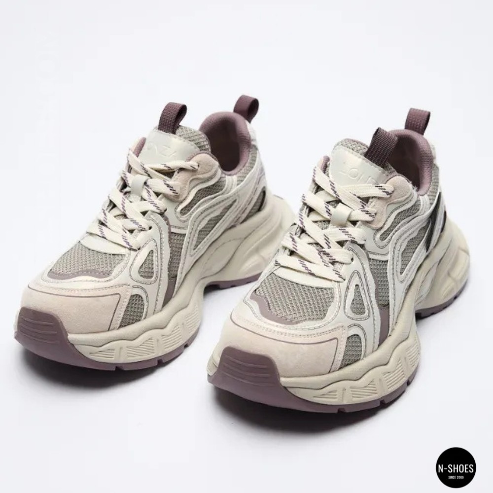 Жіночі кросівки Lonza NY 212978 25z51d273-5 6191 фіолетові у стилі Asics