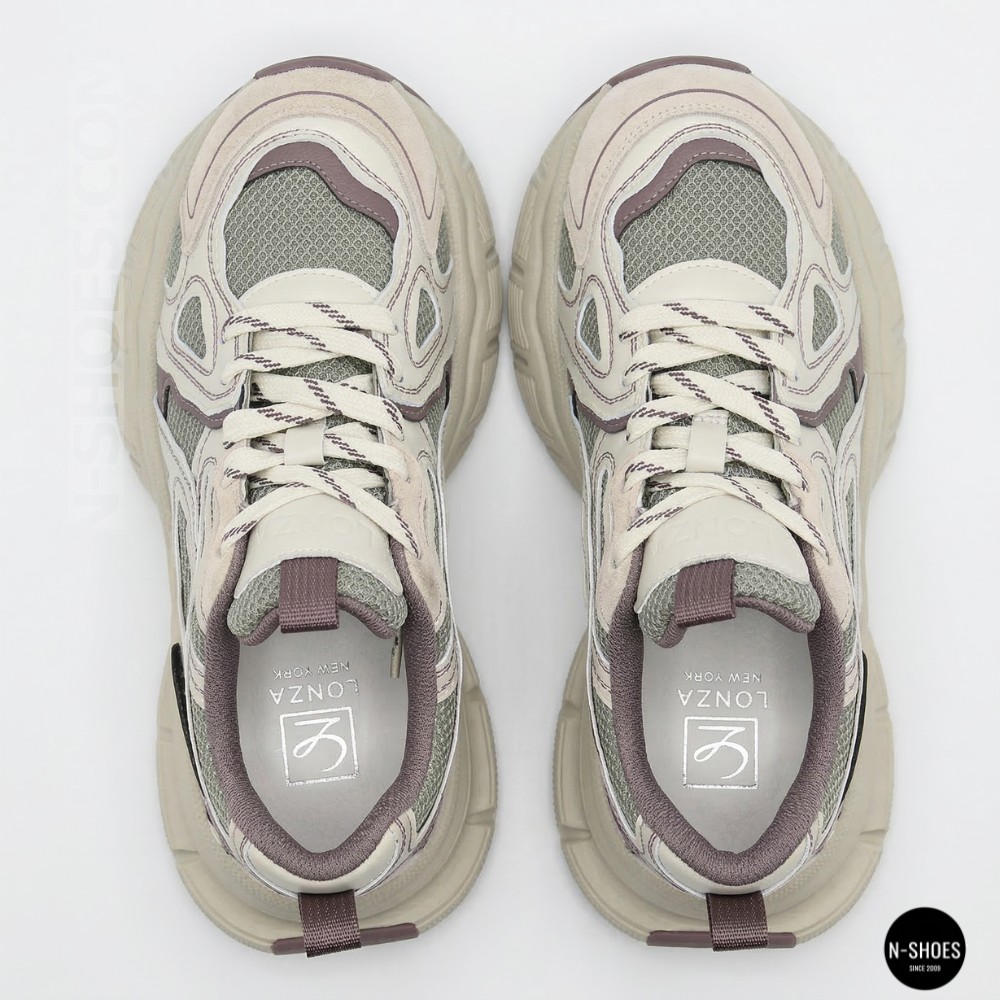 Жіночі кросівки Lonza NY 212978 25z51d273-5 6191 фіолетові у стилі Asics