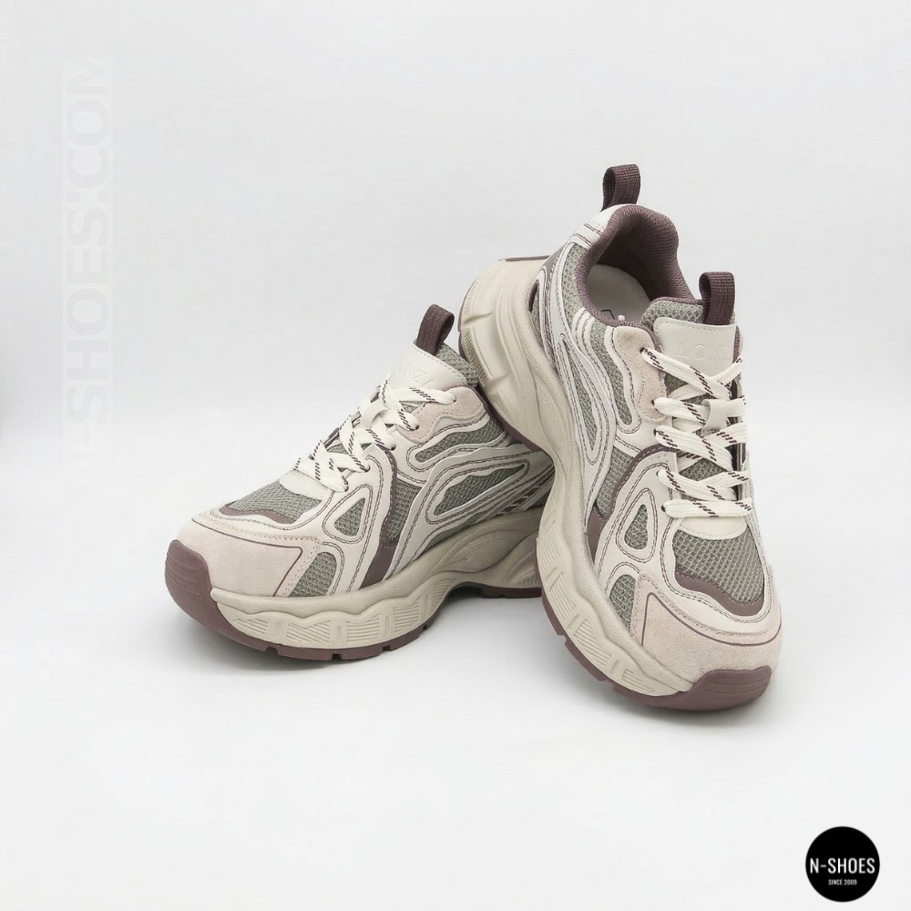 Жіночі кросівки Lonza NY 212978 25z51d273-5 6191 фіолетові у стилі Asics