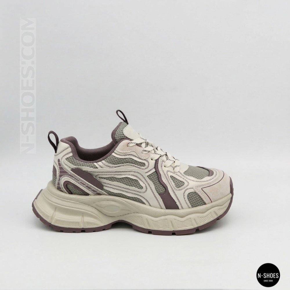 Жіночі кросівки Lonza NY 212978 25z51d273-5 6191 фіолетові у стилі Asics