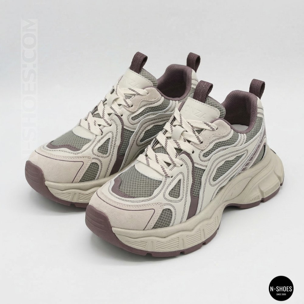 Жіночі кросівки Lonza NY 212978 25z51d273-5 6191 фіолетові у стилі Asics