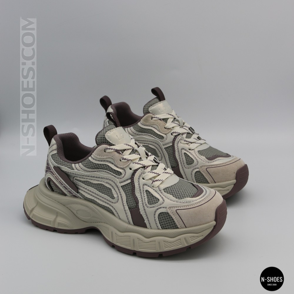 Жіночі кросівки Lonza NY 212978 25z51d273-5 6191 фіолетові у стилі Asics