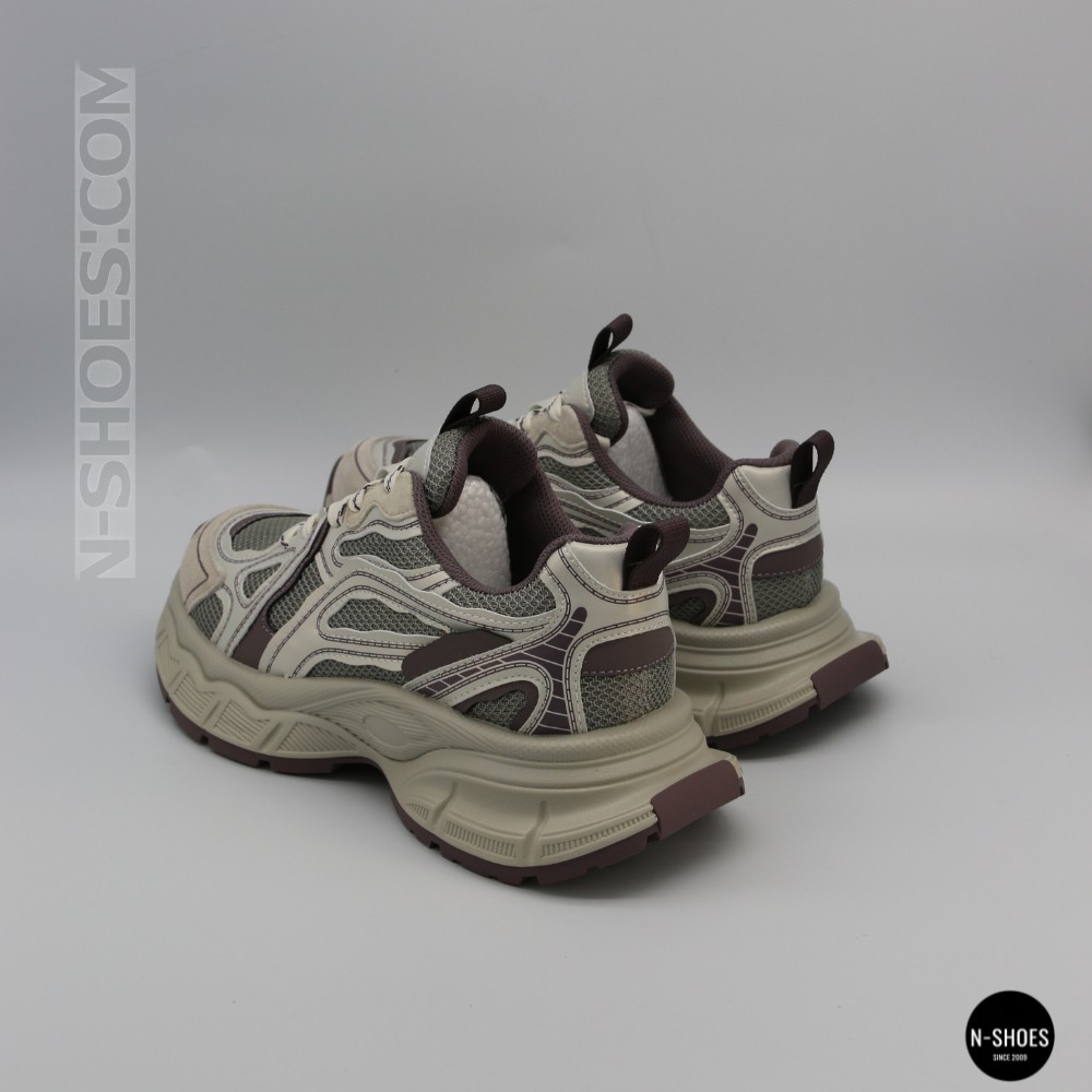 Жіночі кросівки Lonza NY 212978 25z51d273-5 6191 фіолетові у стилі Asics