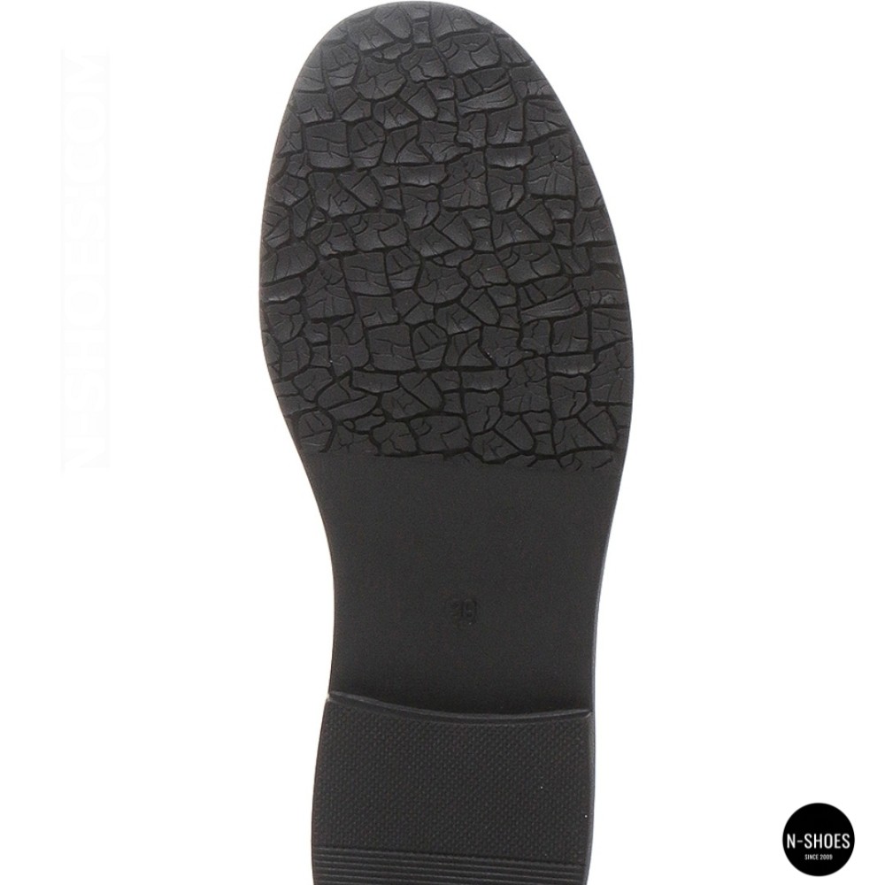 Жіночі чорні шкіряні лофери з анатомічною устілкою Allsy 209589 Lonza 26z83d2706-2 black 6193