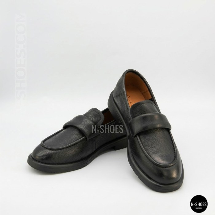 Women's Black Leather Loafers with Anatomical Insole Allsy 209589 Lonza 26z83d2706-2 black 6193