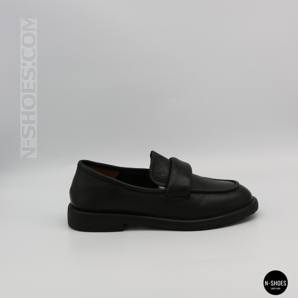 Жіночі чорні шкіряні лофери з анатомічною устілкою Allsy 209589 Lonza 26z83d2706-2 black 6193