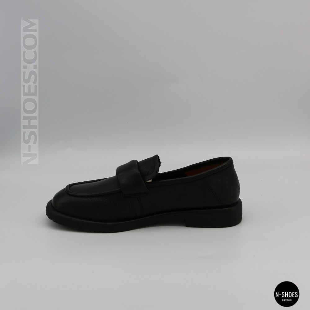 Жіночі чорні шкіряні лофери з анатомічною устілкою Allsy 209589 Lonza 26z83d2706-2 black 6193