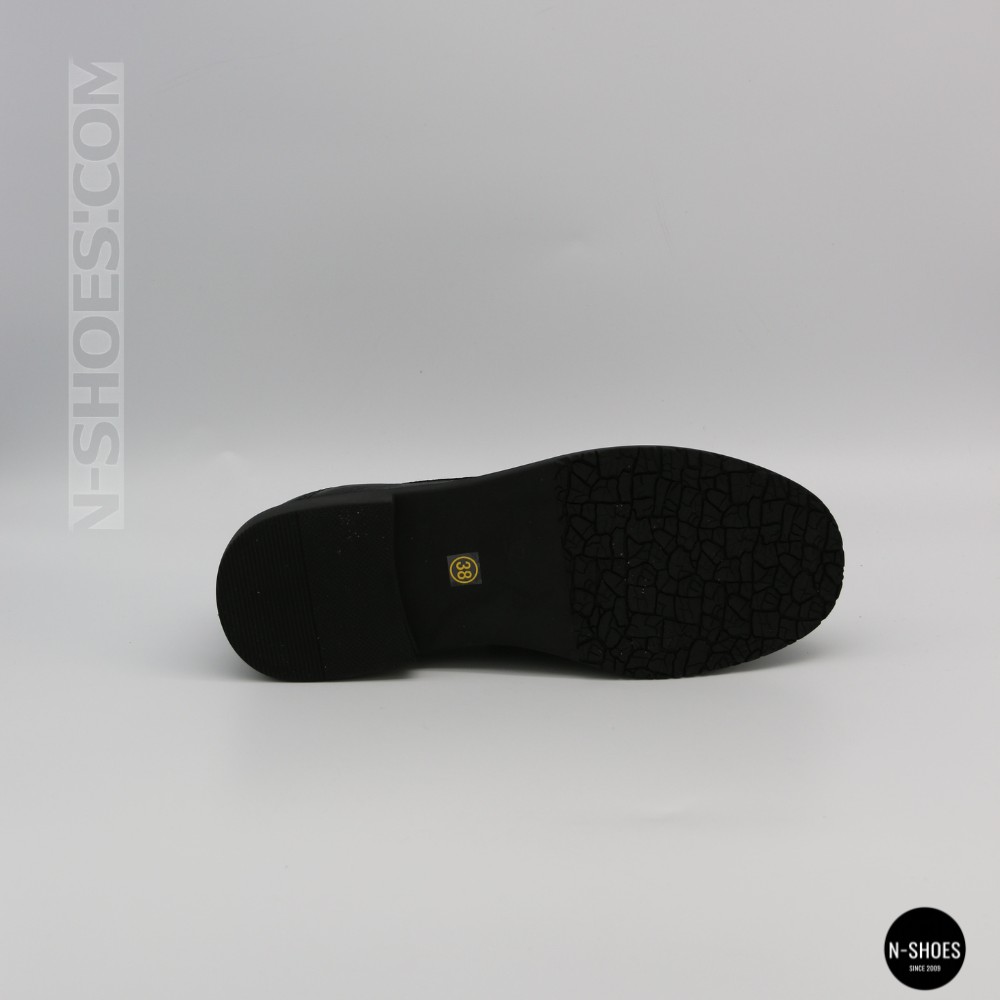 Жіночі чорні шкіряні лофери з анатомічною устілкою Allsy 209589 Lonza 26z83d2706-2 black 6193