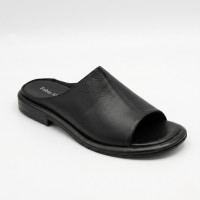 Женские черные кожаные сабо Fabio Monelli 211980 Lonza 1220-001 black 6200