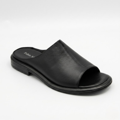 Women's black leather clogs Fabio Monelli 211980 Lonza 1220-001 black 6200 Women's black leather clogs Fabio Monelli 211980 Lonza 1220-001 black 6200