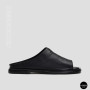 Black Leather Sabots Fabio Monelli 211980: Summer Comfort